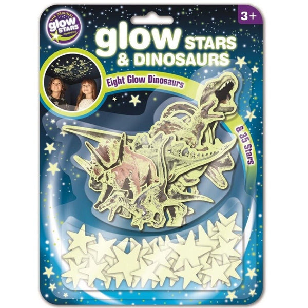 Dinosaurios y estrellas ¡fluorescentes! - La Chata Merengüela