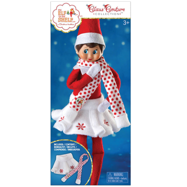 Elf on the Shelf: falda y bufanda - La Chata Merengüela