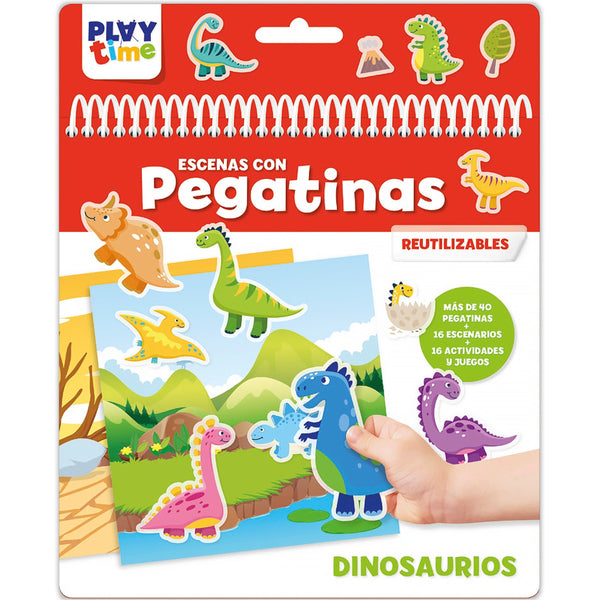 Escenas con pegatinas · Dinosaurios - La Chata Merengüela