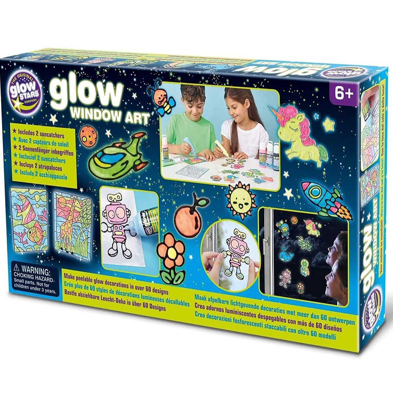 Glow window art - La Chata Merengüela