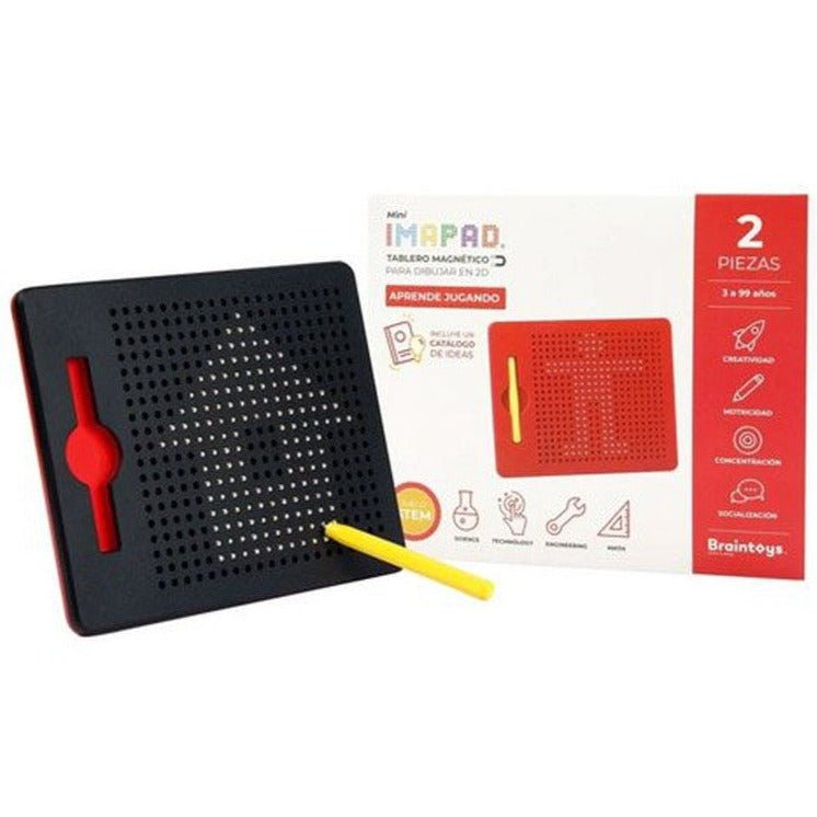 Juego mini IMAPAD negro con lápiz magnético - La Chata Merengüela