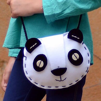 Kit Cose tu Bolso · Oso Panda - La Chata Merengüela