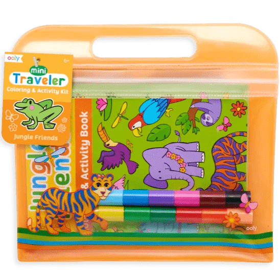 Kit de actividades y colorear · Amigos en la jungla - La Chata Merengüela