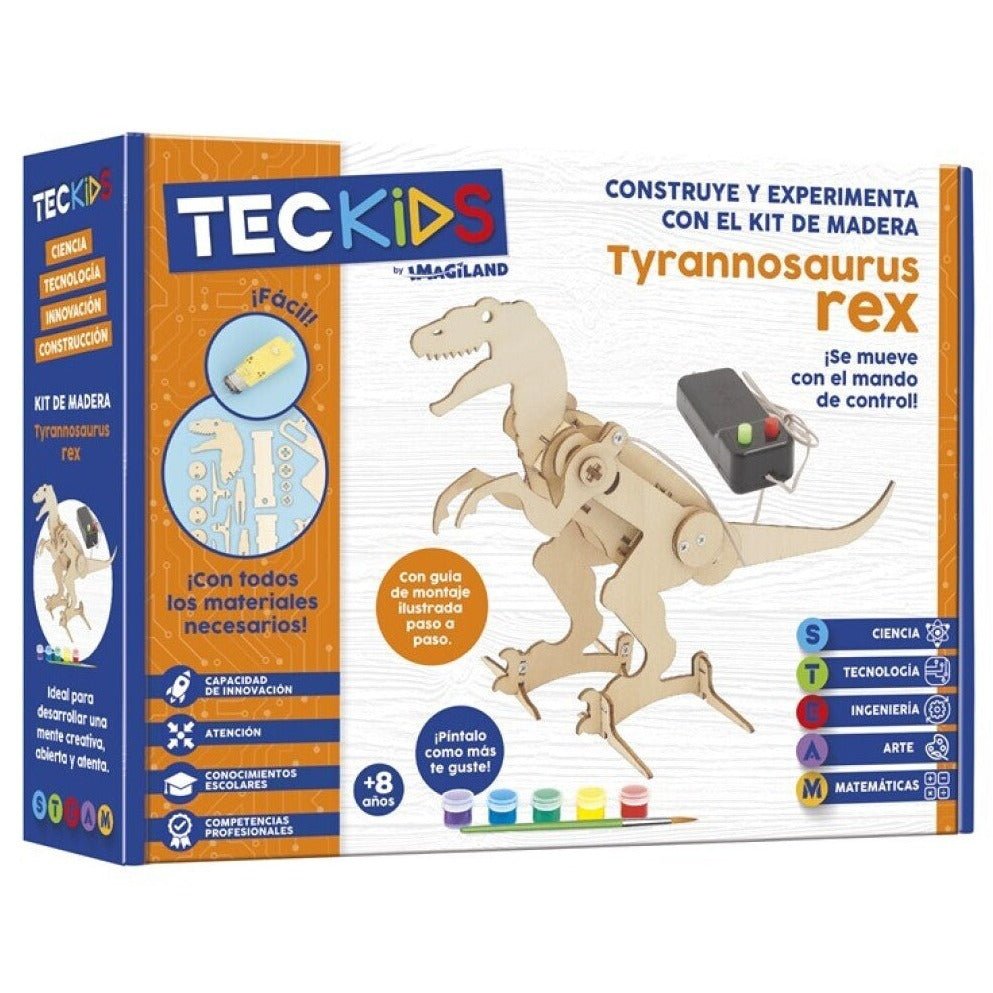 Kit de madera · Construye un Tyrannosaurus Rex - La Chata Merengüela