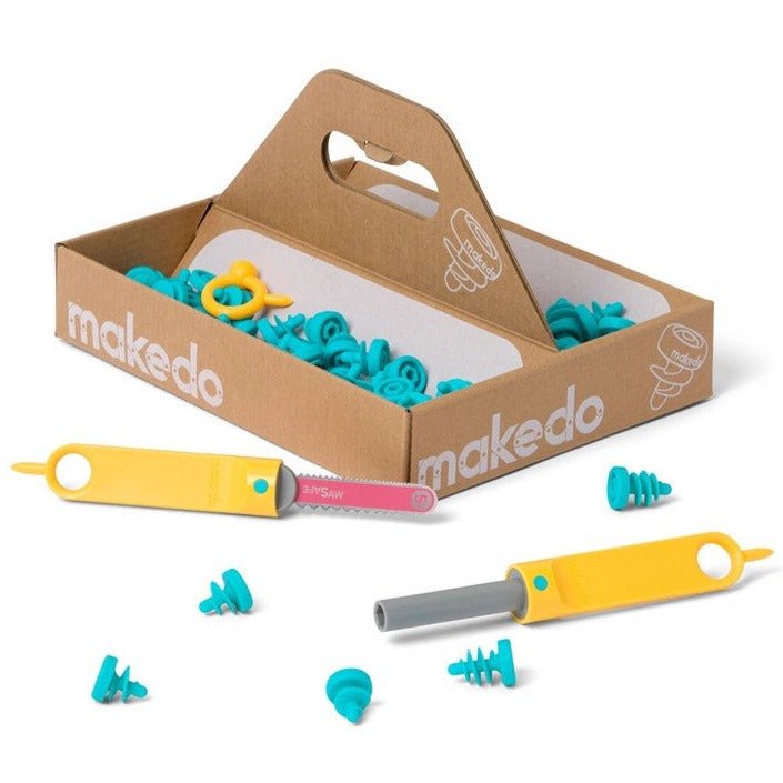 Kit EXPLORER Makedo · 50 piezas - La Chata Merengüela