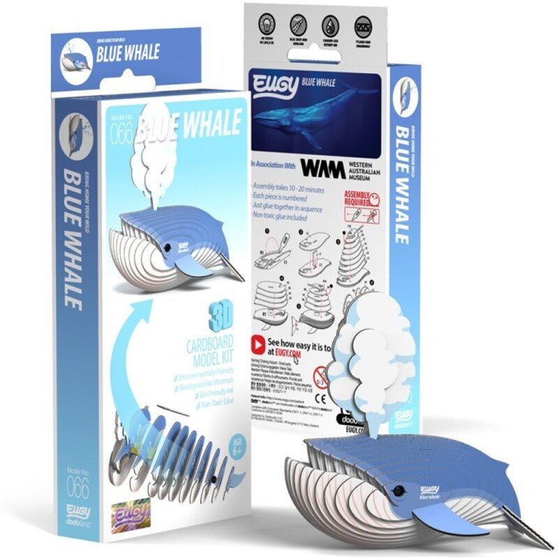 Kit MiniPuzzle 3D DodoLand · Ballena Azul - La Chata Merengüela