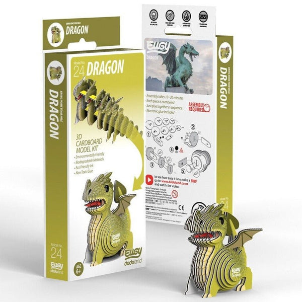 Kit MiniPuzzle 3D DodoLand · Dragón - La Chata Merengüela