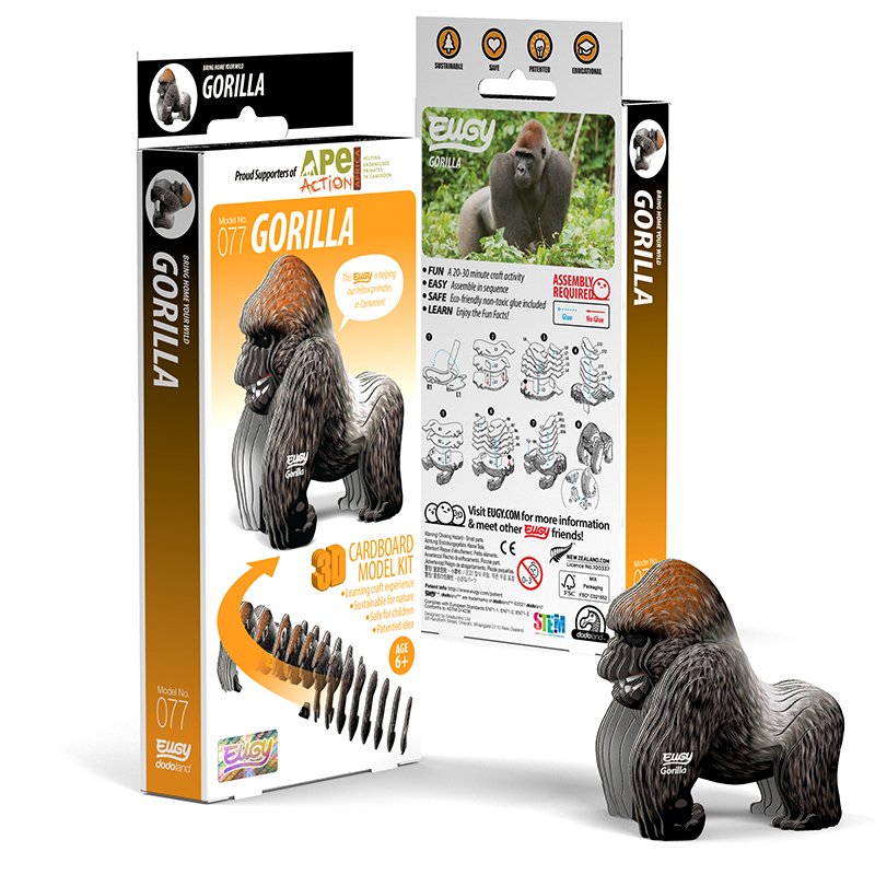 Kit MiniPuzzle 3D DodoLand · Gorila - La Chata Merengüela