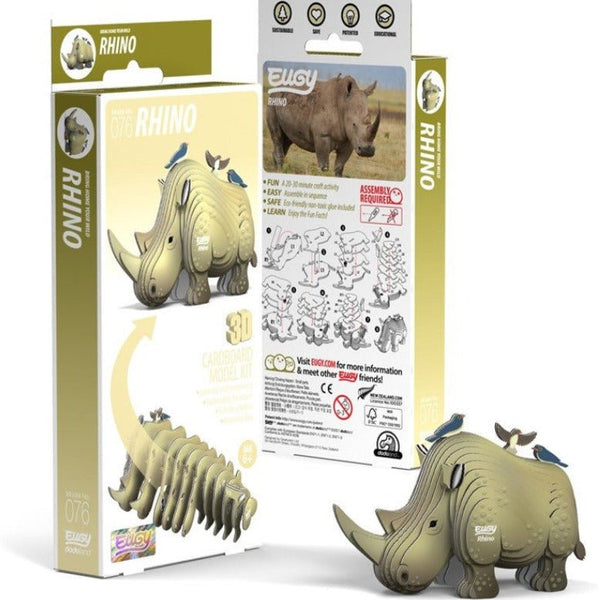 Kit MiniPuzzle 3D DodoLand · Rinoceronte - La Chata Merengüela