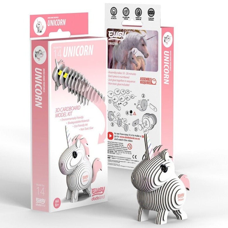 Kit MiniPuzzle 3D DodoLand · Unicornio - La Chata Merengüela