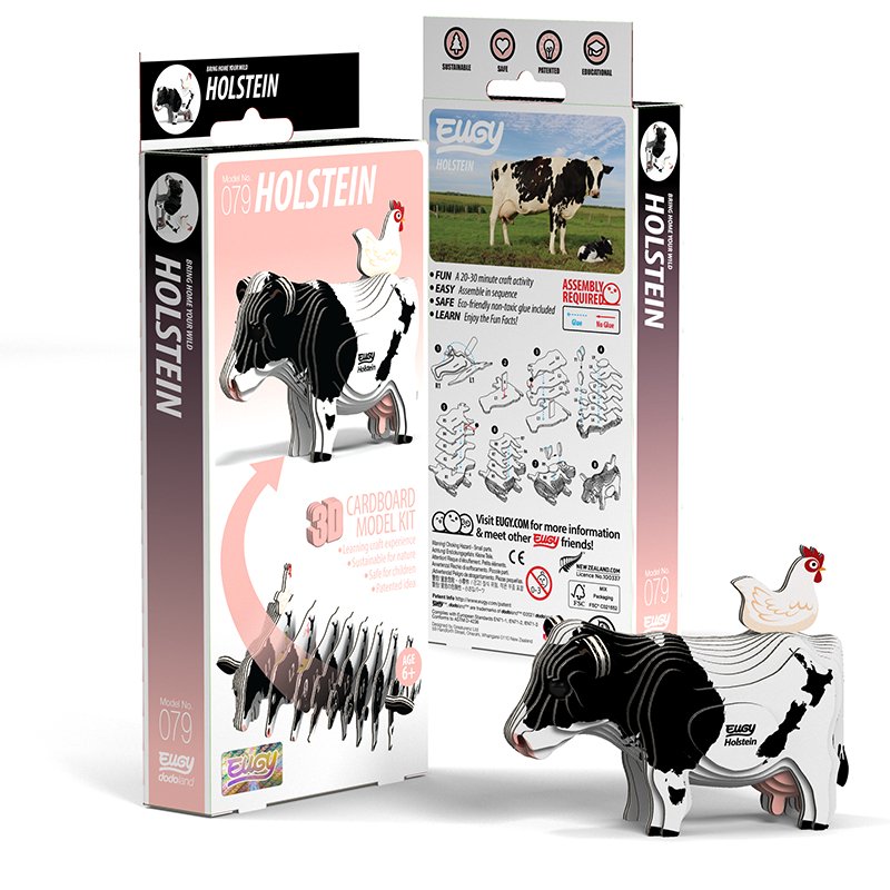 Kit MiniPuzzle 3D DodoLand · Vaca - La Chata Merengüela