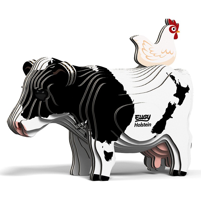 Kit MiniPuzzle 3D DodoLand · Vaca - La Chata Merengüela