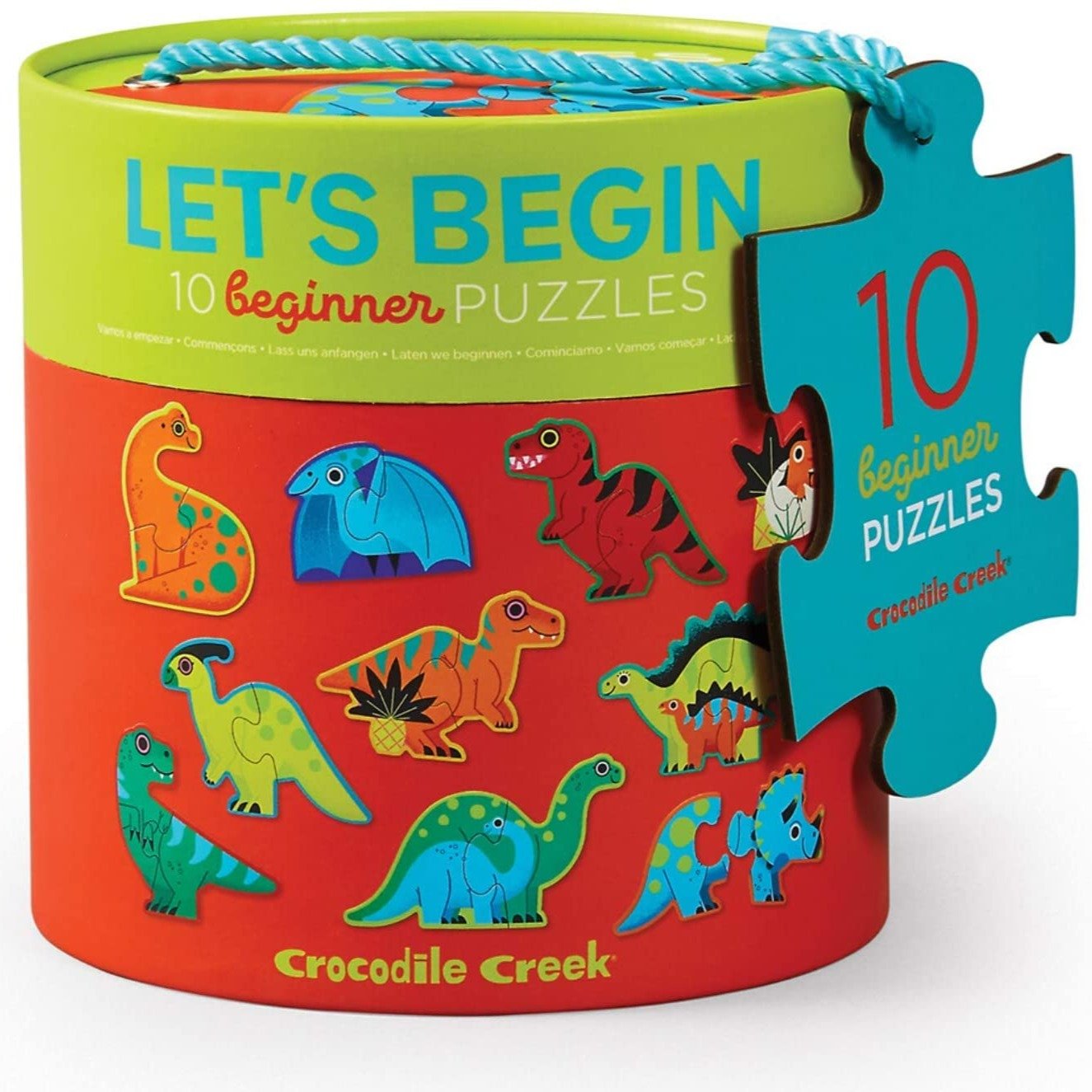 Lets's Begin 10 Puzzles · Dinosaurios - La Chata Merengüela