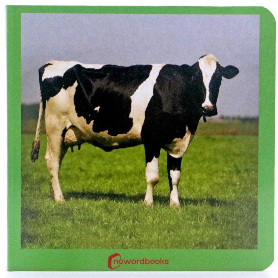 Libro de fotografías Nowordbooks · Animales de granja - La Chata Merengüela