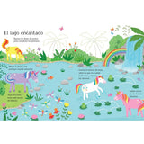 Libro pizarra reutilizable · El mundo de los unicornios - La Chata Merengüela