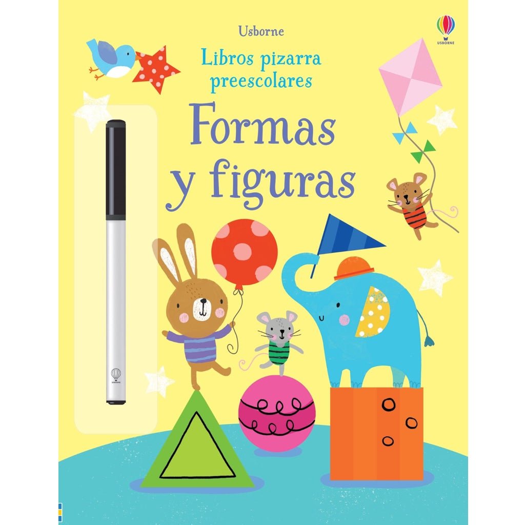 Libro pizarra reutilizable · Formas y figuras - La Chata Merengüela