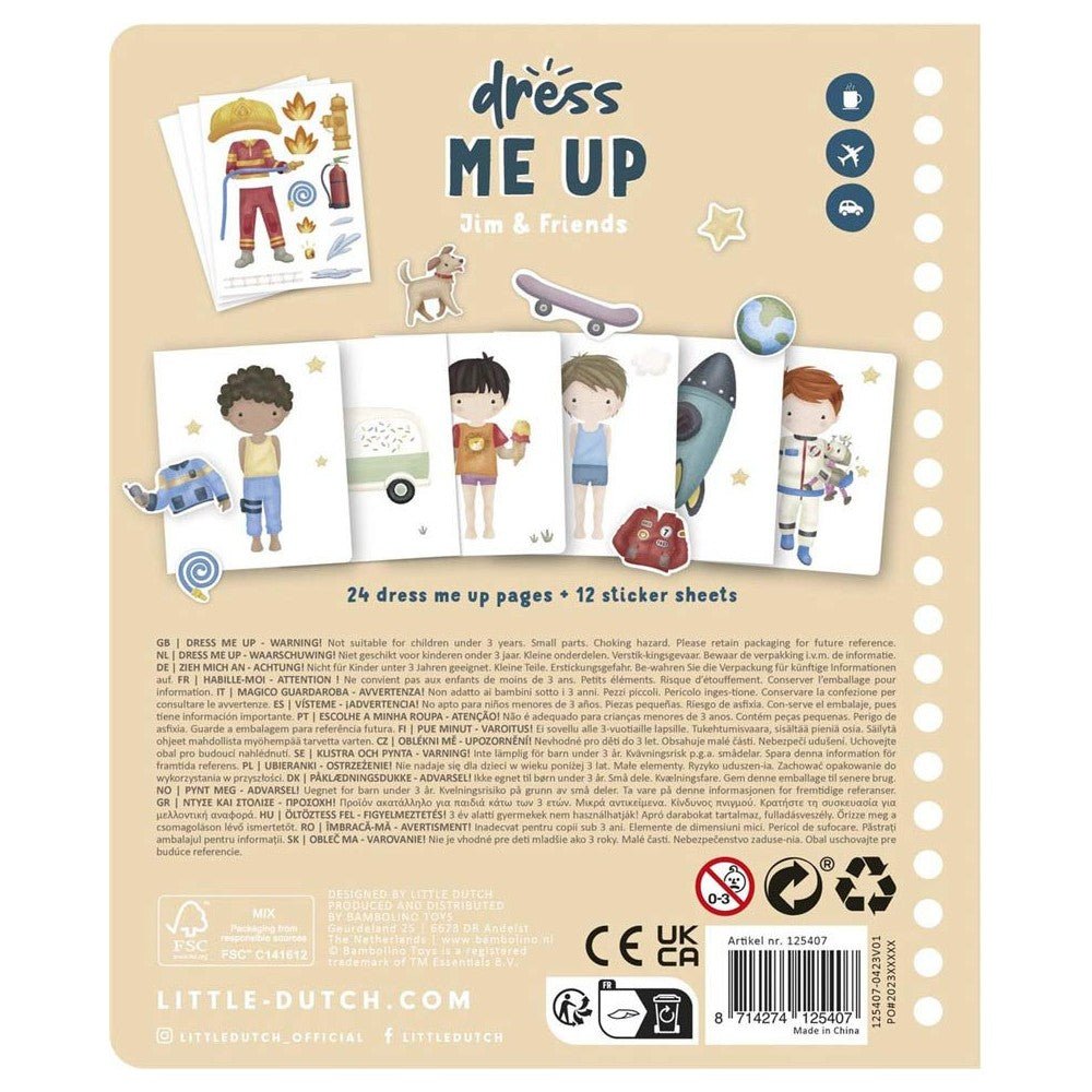 Libro Viste a Jim & Friends Little Dutch - La Chata Merengüela