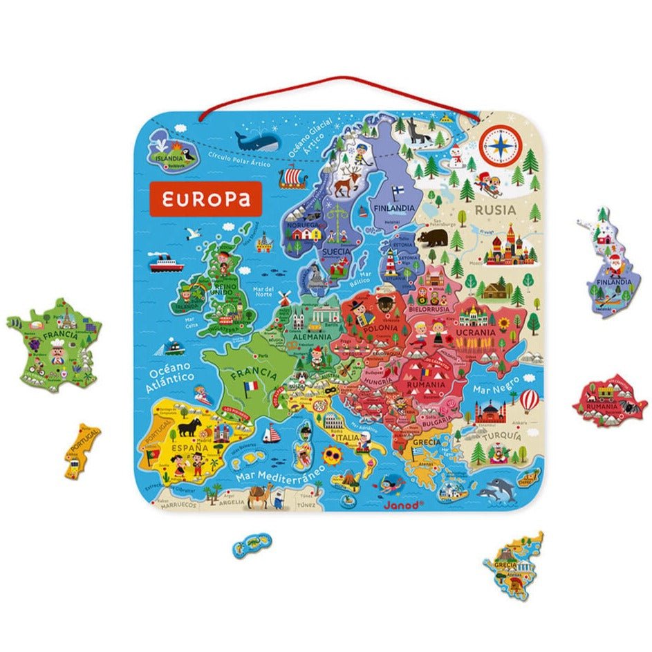 Mapa de Europa Magnético - La Chata Merengüela