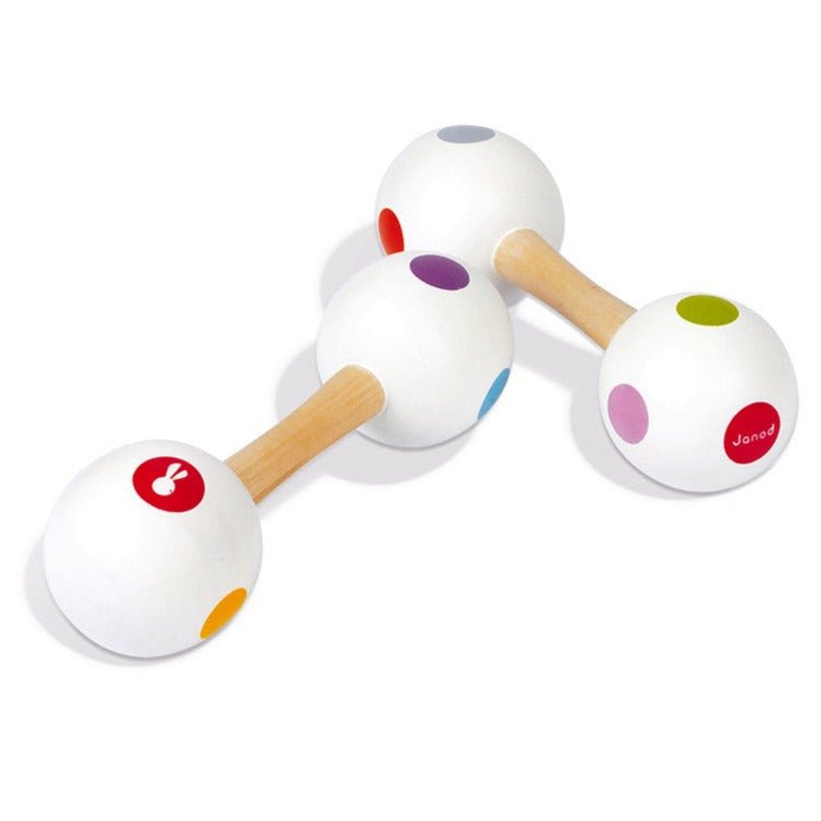 Maraca mancuerna Confetti - La Chata Merengüela