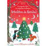 Mi pequeño libro de pegatinas brillantes · Arbolitos de Navidad - La Chata Merengüela