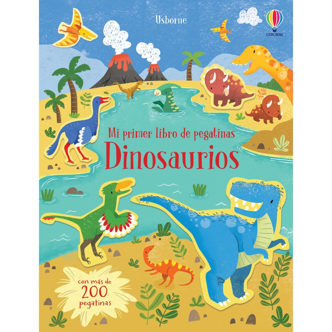 Mi pequeño libro de pegatinas · Dinosaurios - La Chata Merengüela