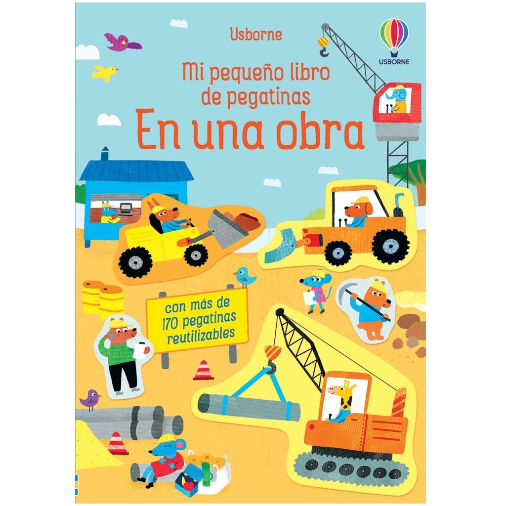 Mi pequeño libro de pegatinas · En una obra - La Chata Merengüela