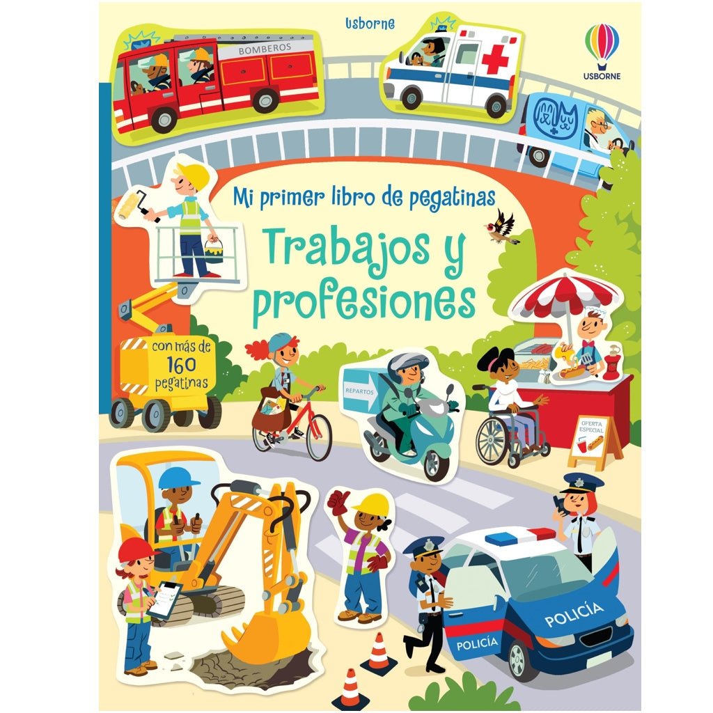 Mi pequeño libro de pegatinas · Trabajos y profesiones - La Chata Merengüela