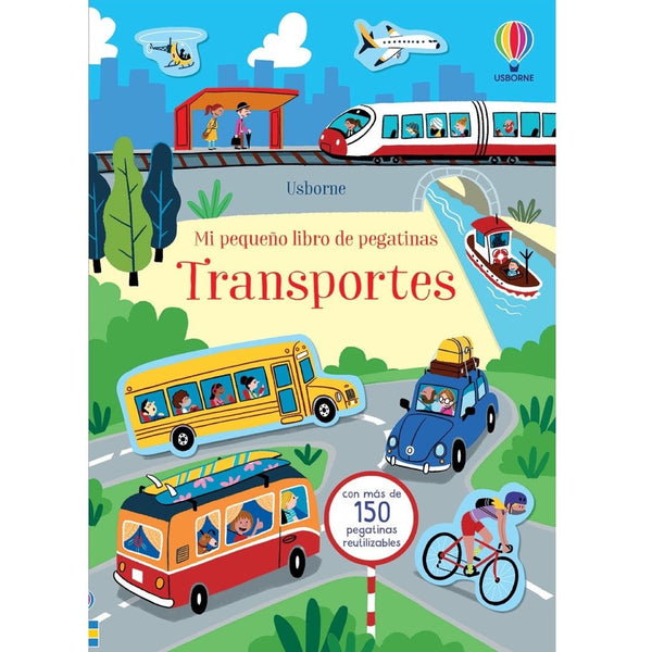 Mi pequeño libro de pegatinas · Transportes – La Chata Merengüela