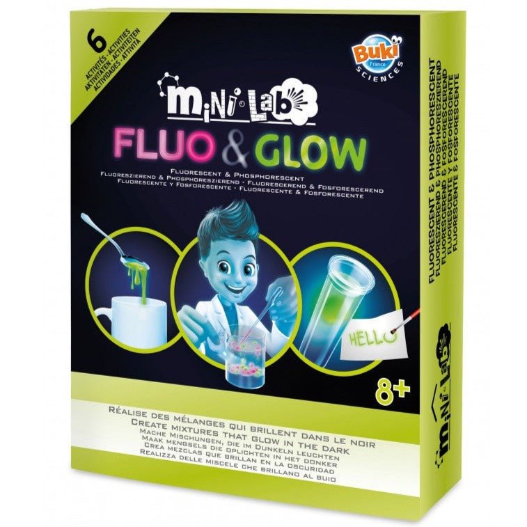 Mini laboratorio fluo & glow - La Chata Merengüela