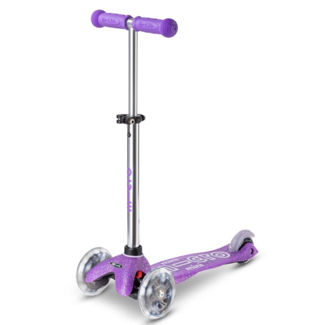 Mini Micro Deluxe LED Glitter Lila - La Chata Merengüela