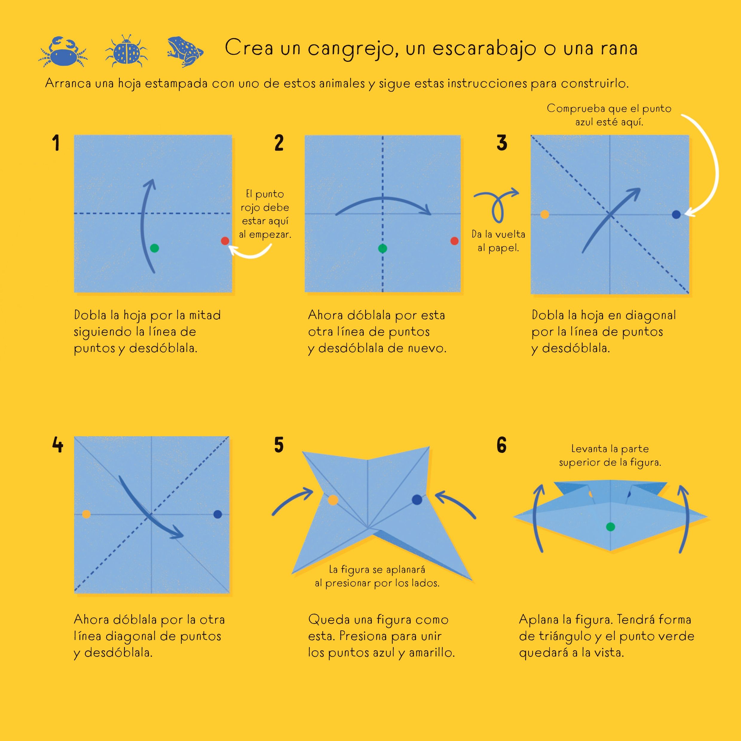 Origami fácil - La Chata Merengüela