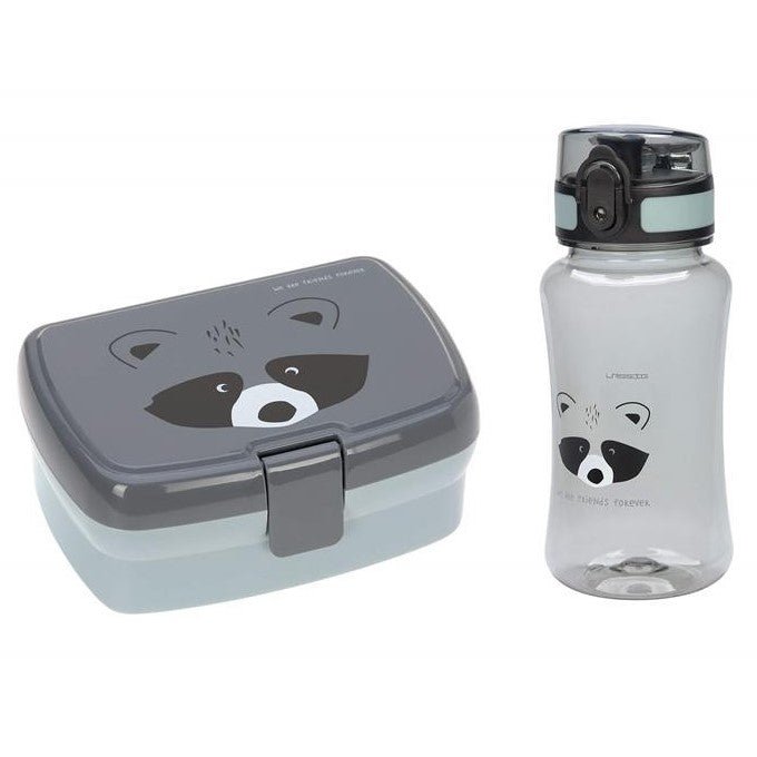 Pack Fiambrera + Botella Lässig · Mapache - La Chata Merengüela
