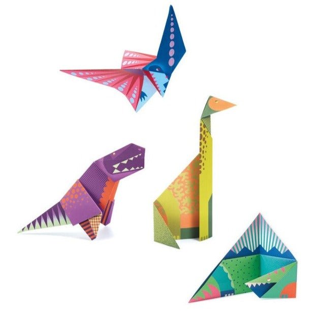 Papiroflexia Origami · Dinosaurios - La Chata Merengüela