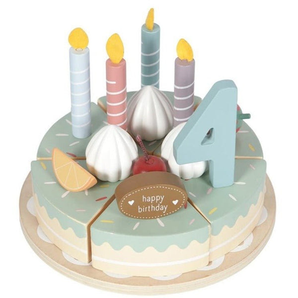 Pastel de cumpleaños XL de madera - La Chata Merengüela