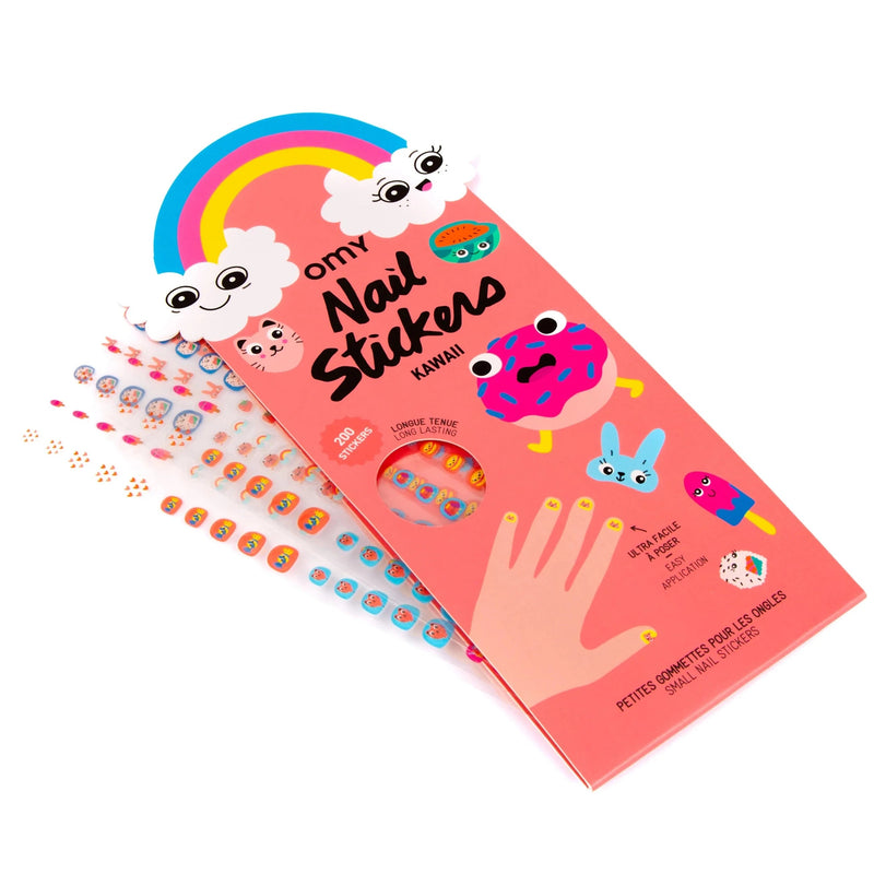 Pegatinas OMY para las uñas · Kawaii - La Chata Merengüela