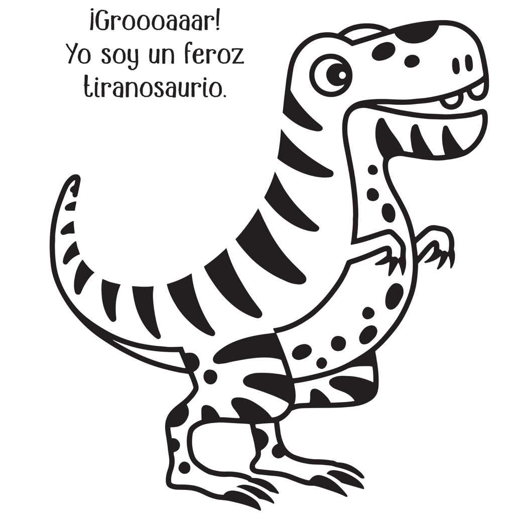 Peque-colores mágicos · dinosaurios - La Chata Merengüela