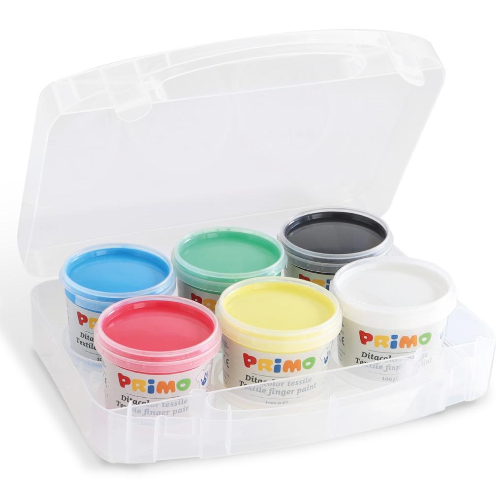 Pintura de dedos PRIMO • 6 colores - La Chata Merengüela