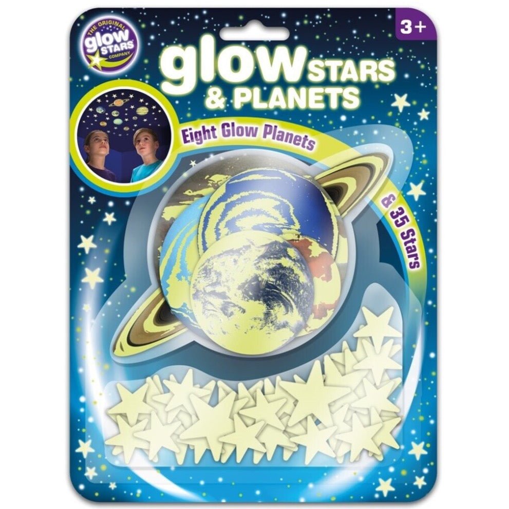 Planetas y estrellas ¡fluorescentes! - La Chata Merengüela