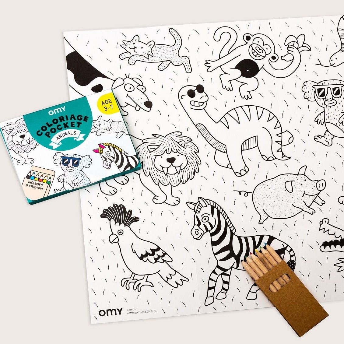 Pocket color OMY · Animals - La Chata Merengüela