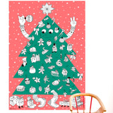 Poster XL color OMY · Árbol de Navidad - La Chata Merengüela