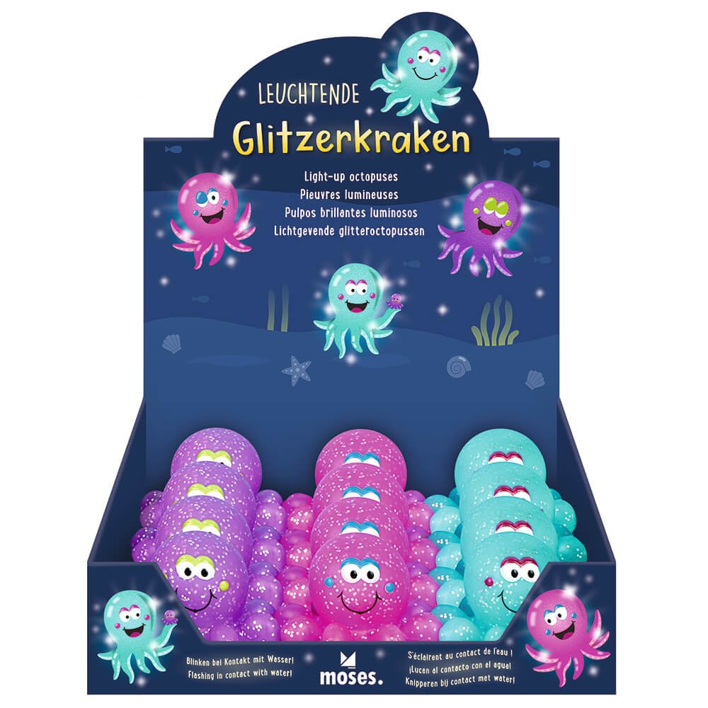 Pulpo luminoso ¡en el agua! - La Chata Merengüela