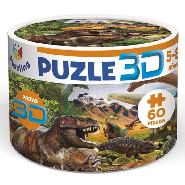 Puzzle 3D Dinosaurios - La Chata Merengüela