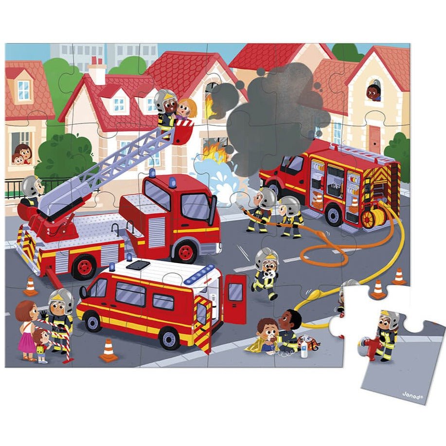 Puzzle Bomberos: 24 piezas - La Chata Merengüela