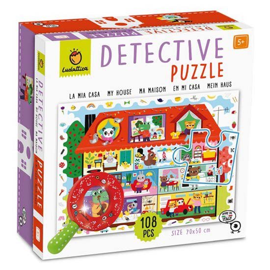 Puzzle Detective Mi Casa: 108 piezas - La Chata Merengüela