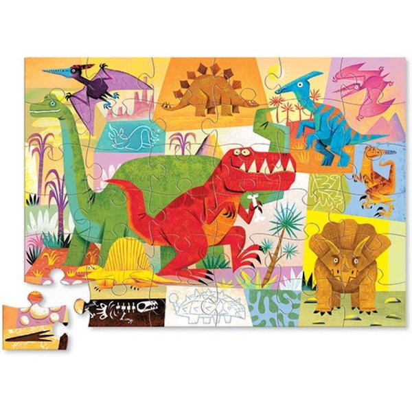 Puzzle Dinosaurio: 36 piezas - La Chata Merengüela