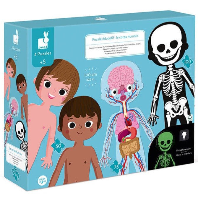 Puzzle Educativo Cuerpo Humano - La Chata Merengüela