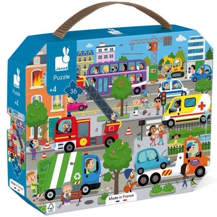 Puzzle La Ciudad: 36 piezas - La Chata Merengüela