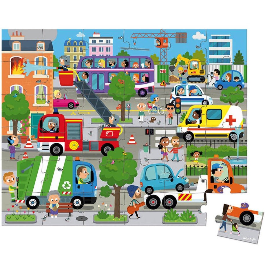 Puzzle La Ciudad: 36 piezas - La Chata Merengüela