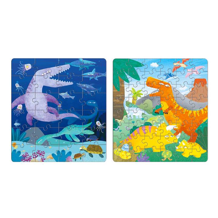 Puzzle Magnético 2 en 1: Dinosaurios - La Chata Merengüela