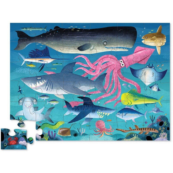 Puzzle Tiburón: 36 piezas - La Chata Merengüela